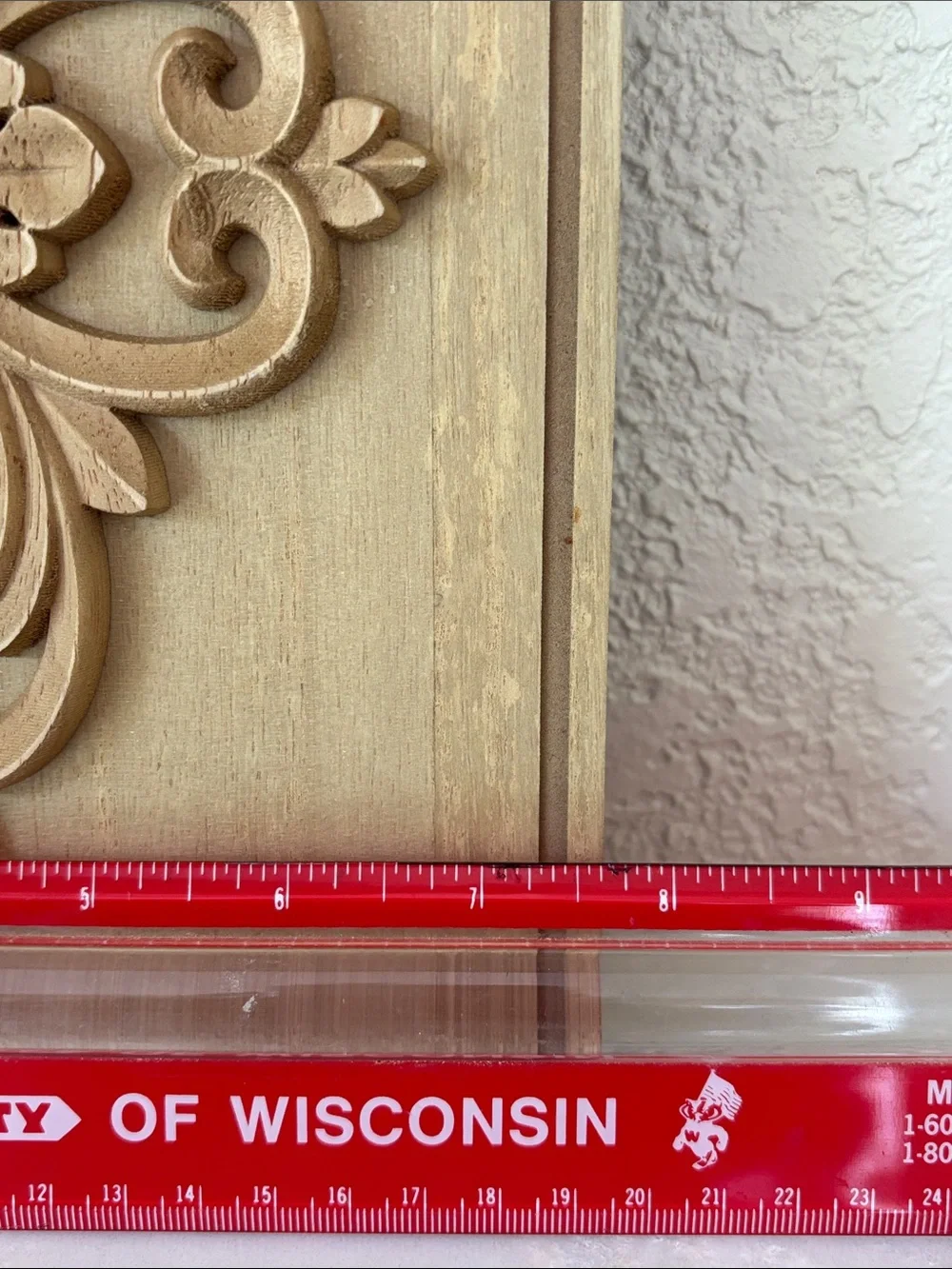 Hobby Lobby Wooden Wall Plaque in Natural Brown